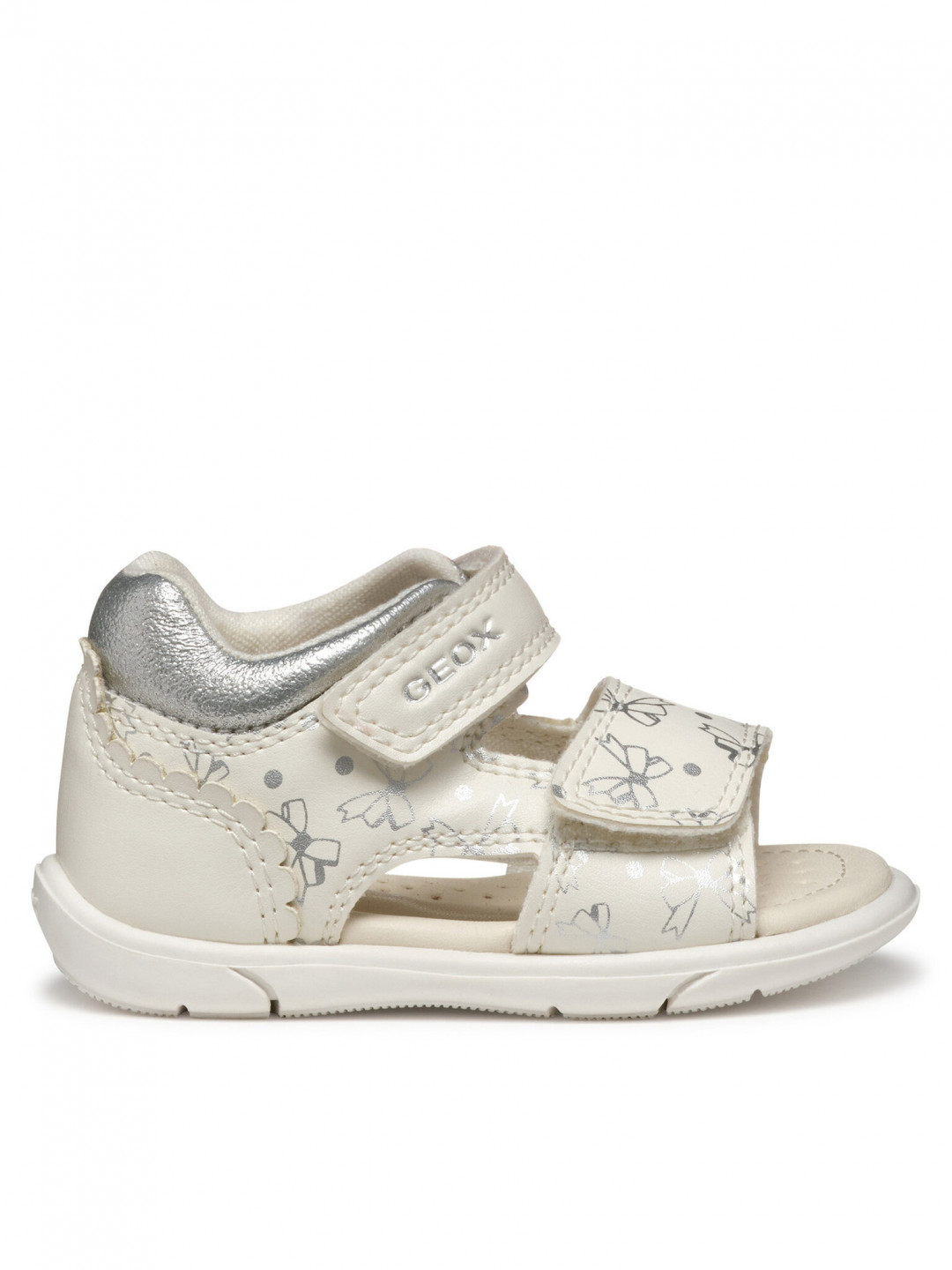 Geox Sandály B Sandal Zapito B556FD 000BC C0007 Bílá